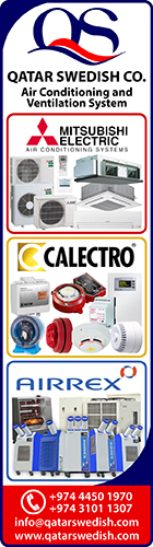 AIR CONDITIONING - CENTRAL QATAR SWEDISH CO SUPPLIERS IN DOHA QATAR WSRBBA
