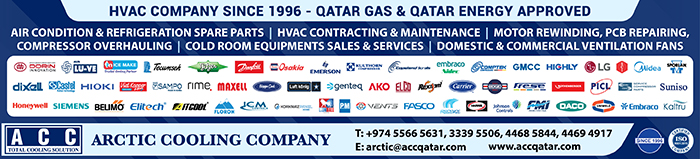 AIR CONDITIONING SUPPLIES & PARTS ARCTIC COOLING COMPANY SUPPLIERS IN DOHA QATAR CLPL