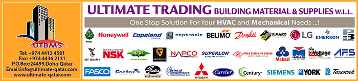 AIR CONDITIONING SUPPLIES & PARTS ULTIMATE TRADING BUILDING MATERIALS & SUPPLIES WLL SUPPLIERS IN DOHA QATAR CLPL