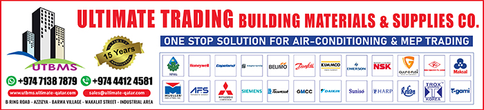 AIR CONDITIONING SUPPLIES & PARTS ULTIMATE TRADING BUILDING MATERIALS & SUPPLIES WLL SUPPLIERS IN DOHA QATAR CLPL