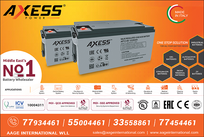 BATTERY SUPPLIERS AAGE INTERNATIONAL WLL SUPPLIERS IN DOHA QATAR