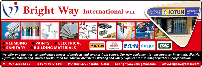 BUILDING MATERIALS BRIGHT WAY INTERNATIONAL WLL SUPPLIERS IN DOHA QATAR CL1/4H