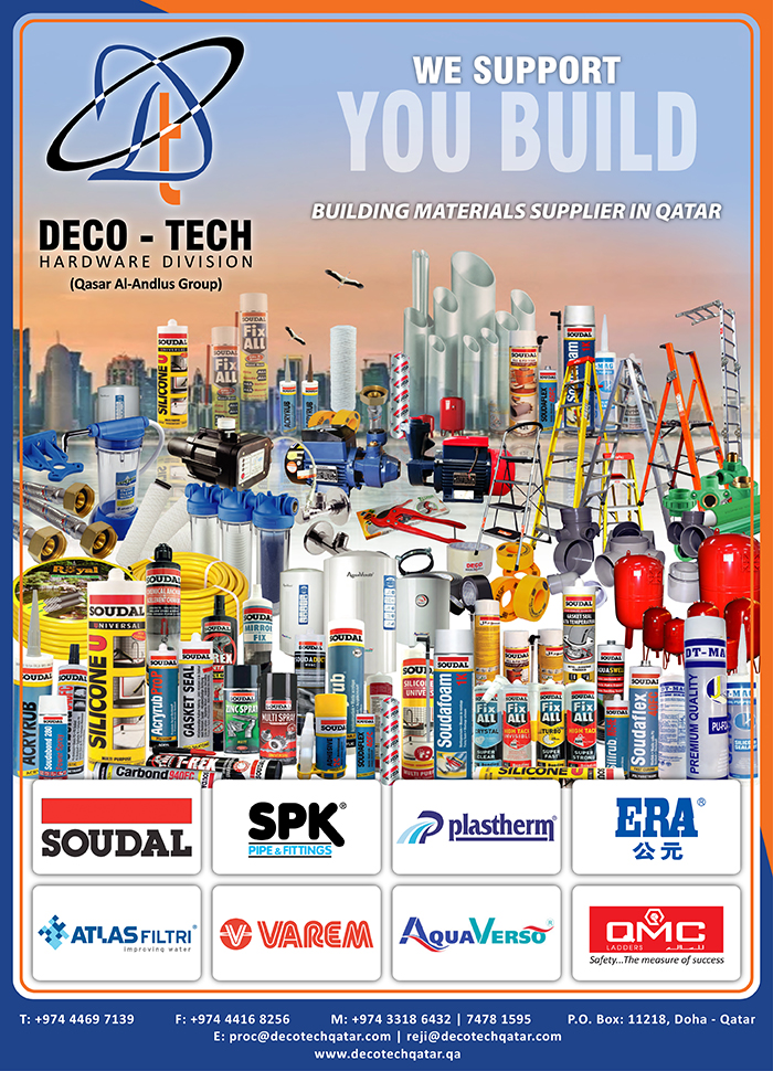 BUILDING MATERIALS DECOTECH DECORATION & BUILDING MATERIALS SUPPLIERS IN DOHA QATAR CLFP