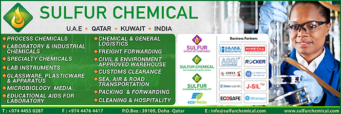 CHEMICAL LOGISTICS SERVICES SULFUR CHEMICAL TRADING CO WLL SUPPLIERS IN DOHA QATAR CL1/4H