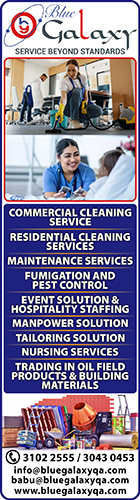 CLEANING & HOUSEKEEPING SERVICES BLUE GALAXY SUPPLIERS IN DOHA QATAR