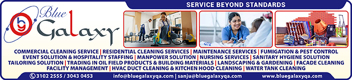 CLEANING SERVICES BLUE GALAXY SUPPLIERS IN DOHA QATAR CLPL