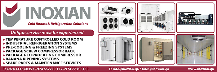 COLD STORAGE EQUIPMENT SUPPLIES AND INSTALLATION CONTRACTORS INOXIAN TRADING WLL SUPPLIERS IN DOHA QATAR