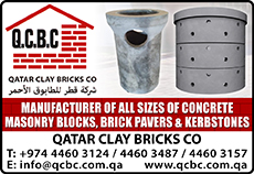 CONCRETE PRODUCTS QATAR CLAY BRICKS CO  SUPPLIERS IN DOHA QATAR CL1/2C