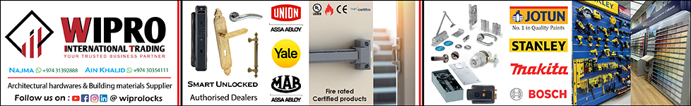 DOOR LOCKS & HANDLES WIPRO INTERNATIONAL TRADING SUPPLIERS IN DOHA QATAR
