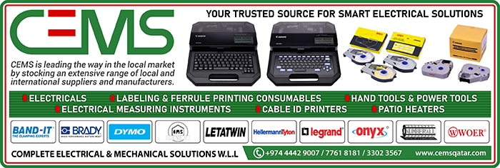 ELECTRICAL ACCESSORIES SUPPLIERS CEMS TRADING ( COMPLETE ELECTRICAL & MECHANICAL SOLUTIONS WLL ) SUPPLIERS IN DOHA QATAR CL1/4H
