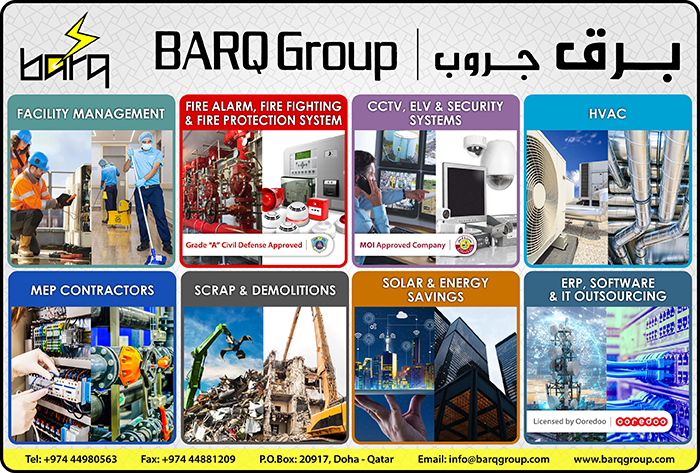 FACILITIES MANAGEMENT AND MAINTENANCE BARQ GROUP SUPPLIERS IN DOHA QATAR CL1/2H