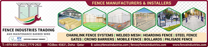 FENCING MANUFACTURERS FENCE INDUSTRIES TRADING SUPPLIERS IN DOHA QATAR CLPL