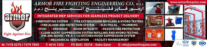 FIRE FIGHTING SYSTEM CONTRACTORS ARMOR FIRE FIGHTING ENGINEERING CO WLL SUPPLIERS IN DOHA QATAR