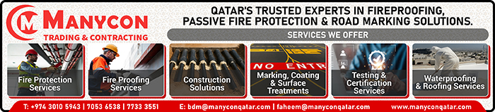 FIRE PROTECTION CONTRACTORS MANYCON TRADING & CONTRACTING WLL SUPPLIERS IN DOHA QATAR CLPL