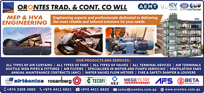 HVAC CONTRACTORS ORONTES TRADING & CONTRACTING WLL SUPPLIERS IN DOHA QATAR CL3H