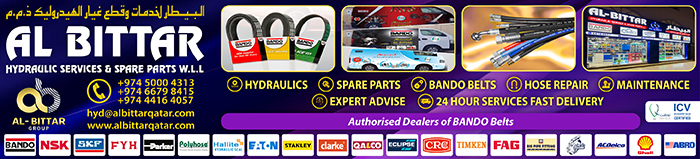 HYDRAULIC EQUIPMENT AND SUPPLIES AL BITTAR HYDRAULIC SERVICE & SPARE PARTS WLL SUPPLIERS IN DOHA QATAR CLPL