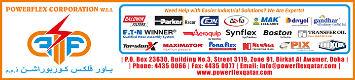 HYDRAULIC HOSES & FITTINGS POWERFLEX CORPORATION WLL SUPPLIERS IN DOHA QATAR CLPL