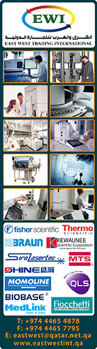 LABORATORY EQUIPMENT AND SUPPLIES EAST WEST TRADING INT'L SUPPLIERS IN DOHA QATAR WSLBBA