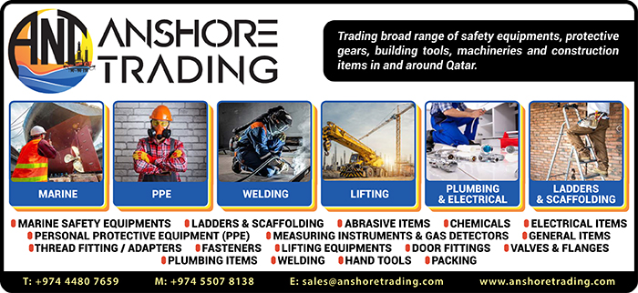 MARINE AND OFFSHORE EQUIPMENT SUPPLIERS ANSHORE TRADING SUPPLIERS IN DOHA QATAR CL3H