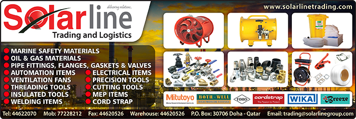 MARINE AND OFFSHORE EQUIPMENT SUPPLIERS SOLARLINE TRADING & LOGISTICS WLL SUPPLIERS IN DOHA QATAR