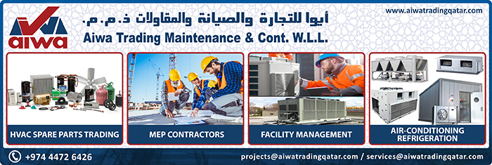 MEP CONTRACTORS AIWA TRADING MAINTENANCE & CONTRACTING WLL SUPPLIERS IN DOHA QATAR CL1/4H