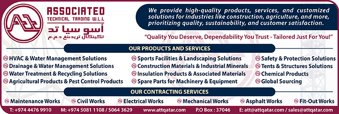 MEP SUPPLIES ASSOCIATED TECHNICAL TRADING WLL SUPPLIERS IN DOHA QATAR CL1/4H