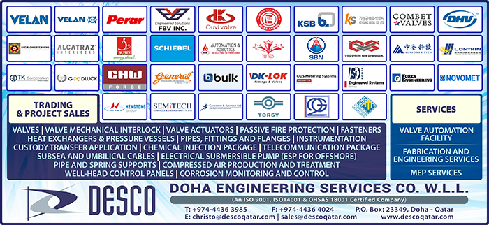 OILFIELD EQUIPMENT SUPPLIERS DOHA ENGINEERING SERVICES CO WLL (DESCO) SUPPLIERS IN DOHA QATAR CL3H