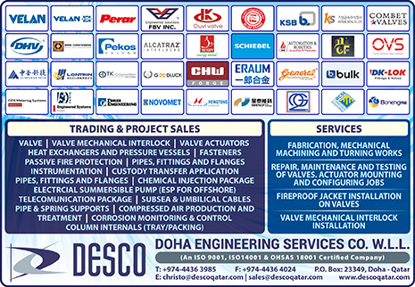 OILFIELD EQUIPMENT SUPPLIERS DOHA ENGINEERING SERVICES CO WLL (DESCO) SUPPLIERS IN DOHA QATAR CL2H