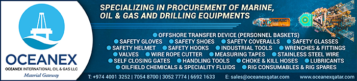 OILFIELD EQUIPMENT SUPPLIERS OCEANEX INTERNATIONAL OIL & GAS LLC SUPPLIERS IN DOHA QATAR CLPL