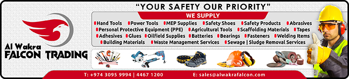SAFETY EQUIPMENT AND CLOTHING AL WAKRA FALCON TRADING SUPPLIERS IN DOHA QATAR CLPL