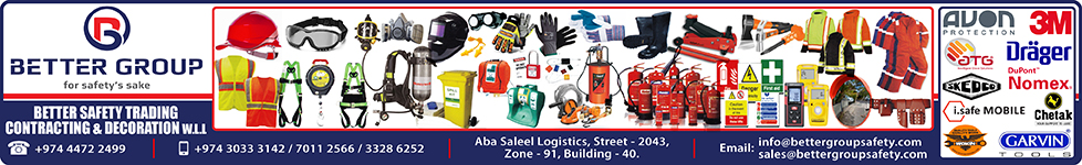 SAFETY PRODUCTS BETTER SAFETY TRADING CONTRACTING & DECORATION WLL SUPPLIERS IN DOHA QATAR