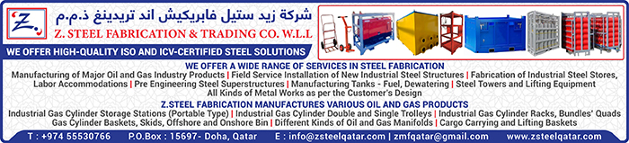 STEEL FABRICATORS & ENGINEERS Z STEEL FABRICATION & TRADING CO WLL SUPPLIERS IN DOHA QATAR CLPL