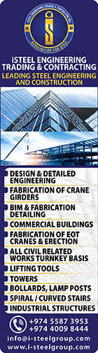 STEEL & STEEL FABRICATED PRODUCT SUPPLIERS ISTEEL ENGINEERING TRADING & CONTRACTING WLL SUPPLIERS IN DOHA QATAR WSRBBA