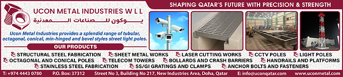 STRUCTURAL STEEL FABRICATION UCON METAL INDUSTRIES SUPPLIERS IN DOHA QATAR CLPL