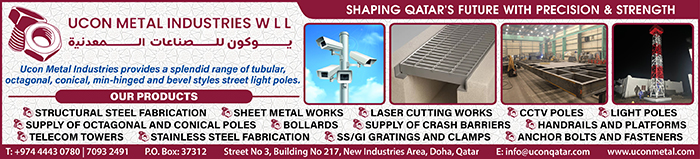 STRUCTURAL STEEL FABRICATION UCON METAL INDUSTRIES SUPPLIERS IN DOHA QATAR CLPL