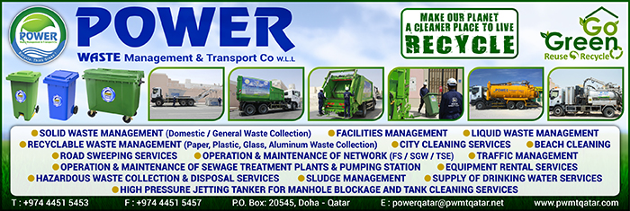 WASTE MANAGEMENT POWER WASTE MANAGEMENT & TRANSPORT CO WLL SUPPLIERS IN DOHA QATAR