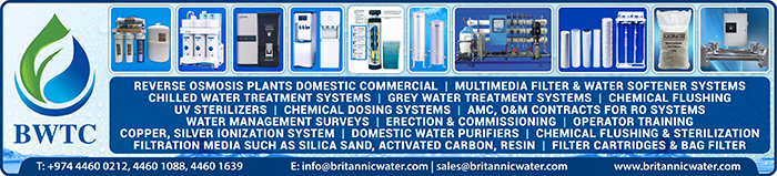 WATER TREATMENT COMPANIES BRITANNIC WATER TREATMENT CO WLL SUPPLIERS IN DOHA QATAR CLPL
