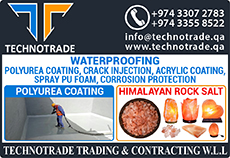 WATERPROOFING CONTRACTORS & SERVICES TECHNOTRADE TRADING & CONTRACTING WLL SUPPLIERS IN DOHA QATAR CL1/2C