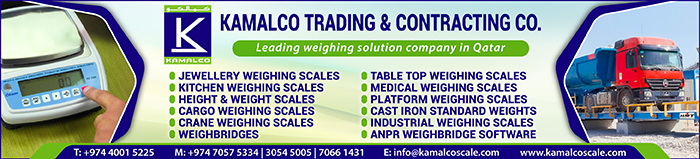 WEIGHING EQUIPMENT SUPPLIERS KAMALCO TRADING & CONTRACTING CO SUPPLIERS IN DOHA QATAR