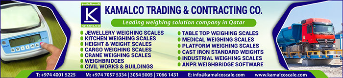 WEIGHING EQUIPMENT SUPPLIERS KAMALCO TRADING & CONTRACTING CO SUPPLIERS IN DOHA QATAR CLPL